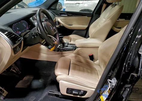 2020 BMW X3 xDrive30I z USA, uszkodzony, nr VIN 5UXTY5C02L9B87631